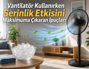 Vantilatör Kullanırken Serinlik Etkisini Maksimuma Çıkaran İpuçları