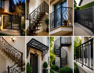 Villa Projelerinde Ferforje Korkuluk ve Metal Tasarım Detayları Önem Kazanıyor